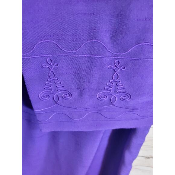 Vintage Purple Blazer & Dress Sunshine Starshine Career Work Women's Size 10 - Picture 11 of 14